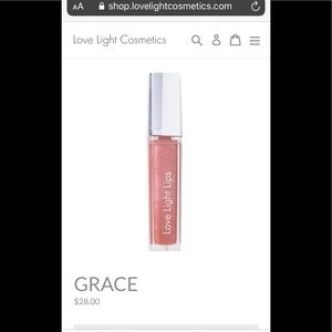 Love light lips lipstick‎ with mirror/ led light